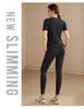 Women's Quick-Dry Mesh Spliced Yoga T-shirt - Summer Slim Fit Short Sleeve Fitness Top