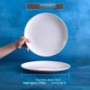 Weifeng Melamine Round Shallow Dinner Plate