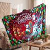 Christmas Flannel Throw Blanket Soft Warm Cozy For Sofa Bed Indoor Home Use Great Holiday Gift