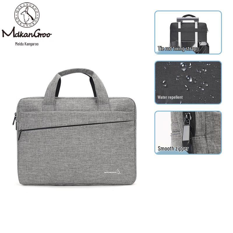 MEIDUSHU Unisex Business Laptop Briefcase 15.6 inch