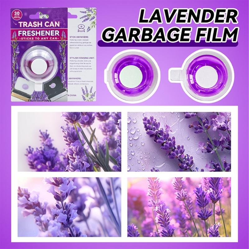 Trash Can Adhesive Air Freshener Discs for Bedroom Office Gym Bathroom Odor Neutralizer