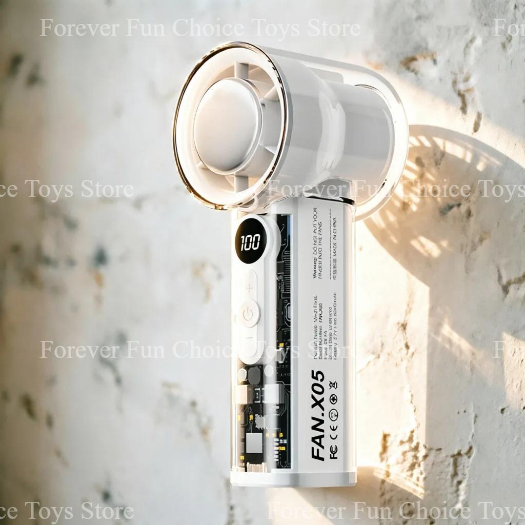 3 In-One Fan Air Conditioner 7-Type LED Light Portable Humidifier Air Conditioner Fan Outdoor Handheld Ice Pack Spray Fan