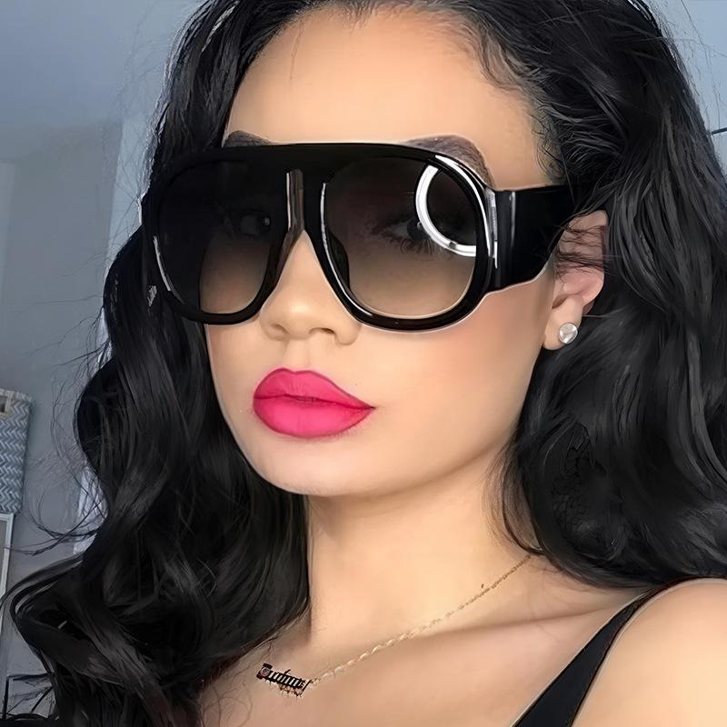 European American Style Sunglasses Women Big Size UV Protection Sun Glass for Men Bicycling Hiking Sunglasses for Woman