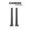 2PCS Auto Exterior Decoration Rear Brake Light Decal Stripe Cover ABS Carbon Fiber Black For Kia Sorento MQ4 2021-2026 LHD RHD