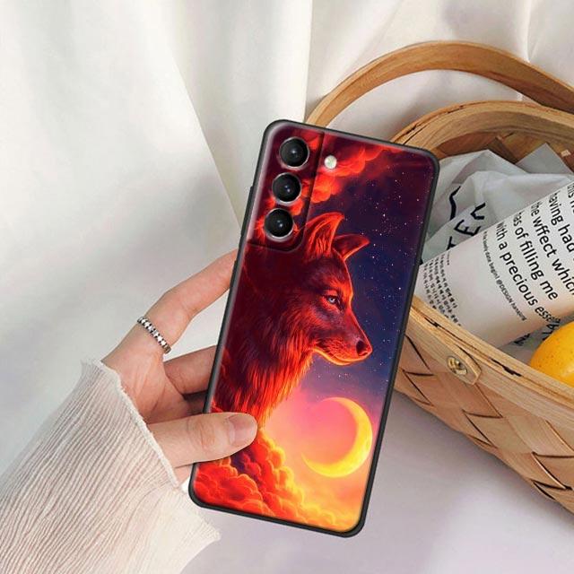 Roztomilý liščí zvířecí pouzdro na telefon pro Samsung Galaxy S24FE S23 5G S20 S21 FE S25 S22 Ultra S24 Plus Pouzdra Měkký TPU Silikonový kryt Lišky