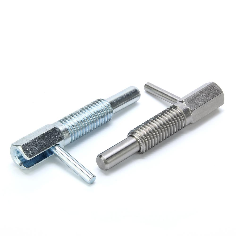 Lever Type Hand-Retractable Plungers Stainless Steel/Carbon Steel Indexing Plungers Spring Plunger With Coarse Thread M6 M8 M10 M12 M16