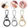 1/3/5Pcs Swivel Clasp Clip Metal Connecting Buckle Snap Hooks Double Opening Key Chain For Diy Crafts Lanyard Accessories