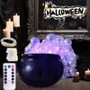 Halloween DIY Bubbling Cauldron Black Plastic Bowl Home Kitchen Room Party Table Decorations Indoor Gifts Spooky Vintage Decor