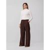 Foreign Trade, German so Autumn/Winter New Product on the Official Website, Flannel High-Waisted Pleated Women's Wide-Leg Long Pants, Slightly Thick