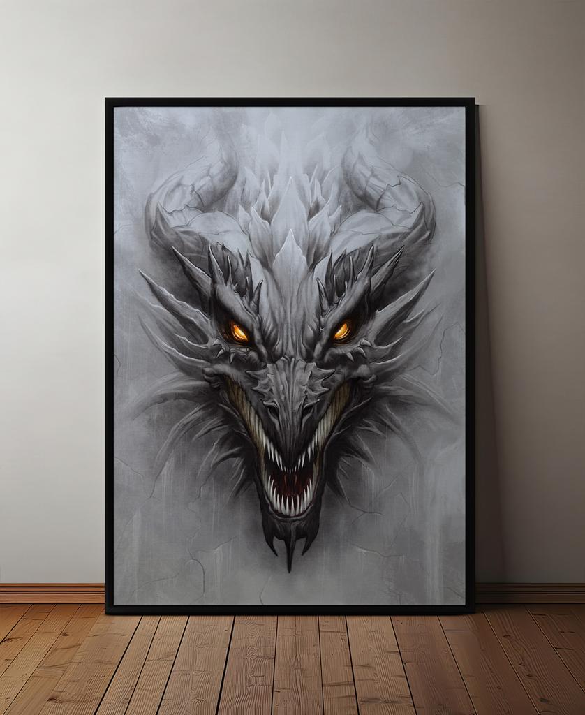 Poster Fantasy Dragon Dragons Diablo