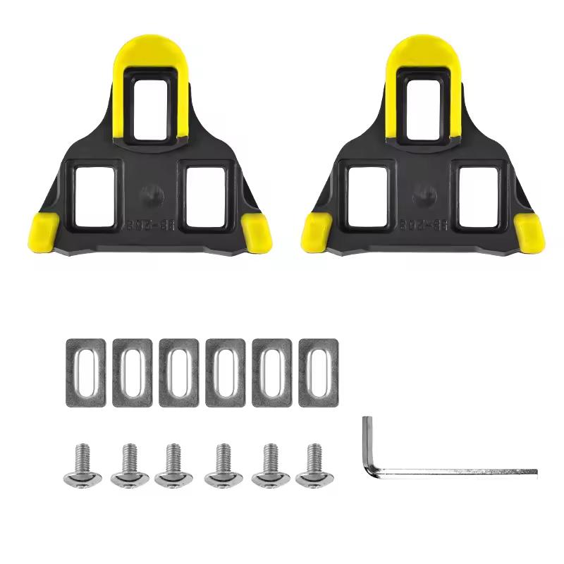 Road Bike Pedal Cleat Mountain Bicycle Shoes Cleats Self-locking Plate Clip for SPD SL System with Locking Plate MTB Accessories