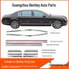 Chrome Strip Set for Bentley Flying Spur: Rear Bumper, Door Fender, and Door