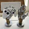 Cyberpunk 3D Gamepad Holder, Multifunctional Desktop Decoration, Sci-Fi Mechanical Decoration, Home Decoration, 1pc