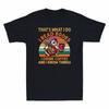 That's What I Do Read Book Drink Coffee I Know Things Owl Vintage Men's T-Shirt Unisex T-Shirt