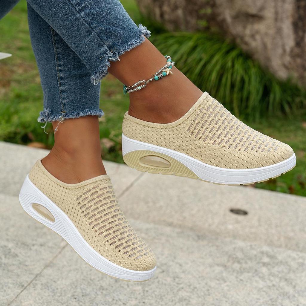 Women's Thick-Soled Non-Slip Beach Slippers with Air Cushion