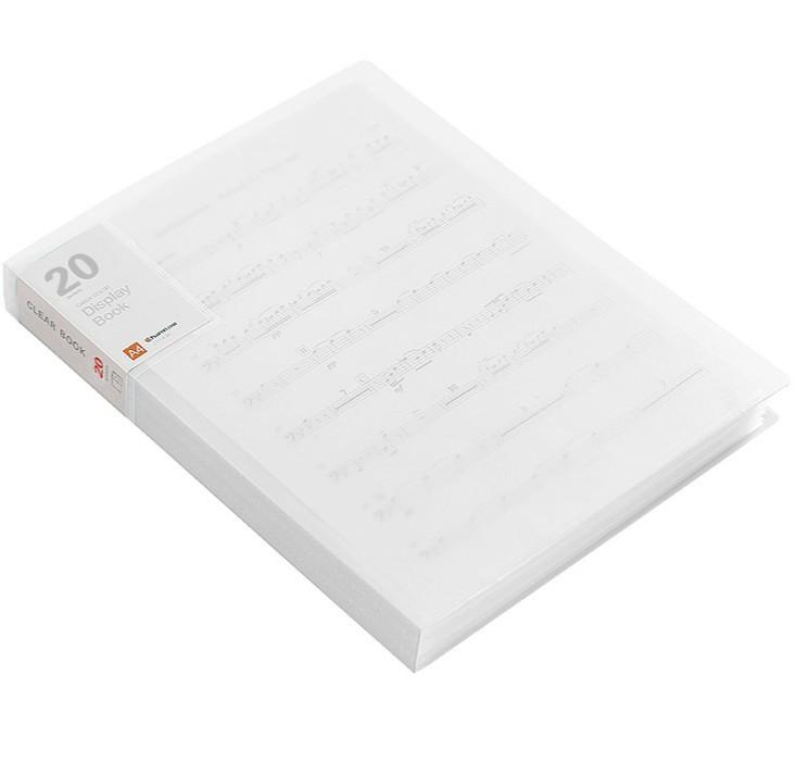 

Папка на кольцах А4 Прозрачная Книга данных по акушерству Пластиковый органайзер для хранения А3 Тестовые листы Ноты Файл для документов white-20page