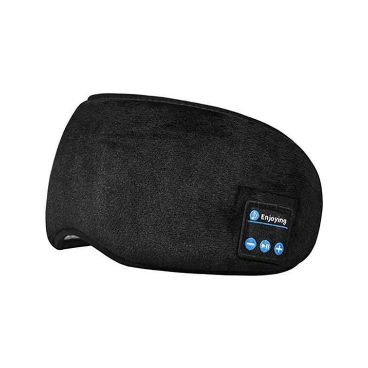 Bluetooth Sleep Mask with Headphones - Wireless, Light-Blocking, for Travel & Dorms, Answer Calls & Enjoy Music