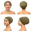 1pc Adjustable Satin Lined Double Layer Sleeping Hat For Hair Protection