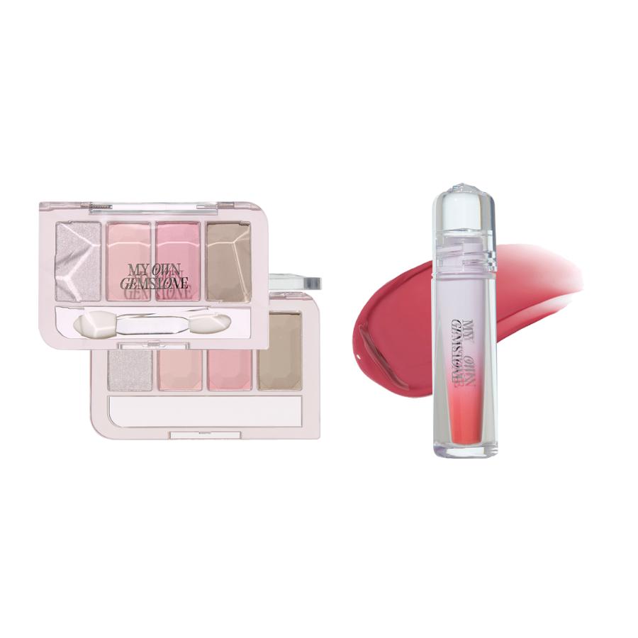 Etude #My Own Gemstone Play Color Eyes 3.5g + Over Glowy Tint 3g Set