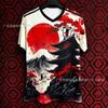 Anime Football Jersey Short Sleeve Cartoon Sports Shirt Fans Adults