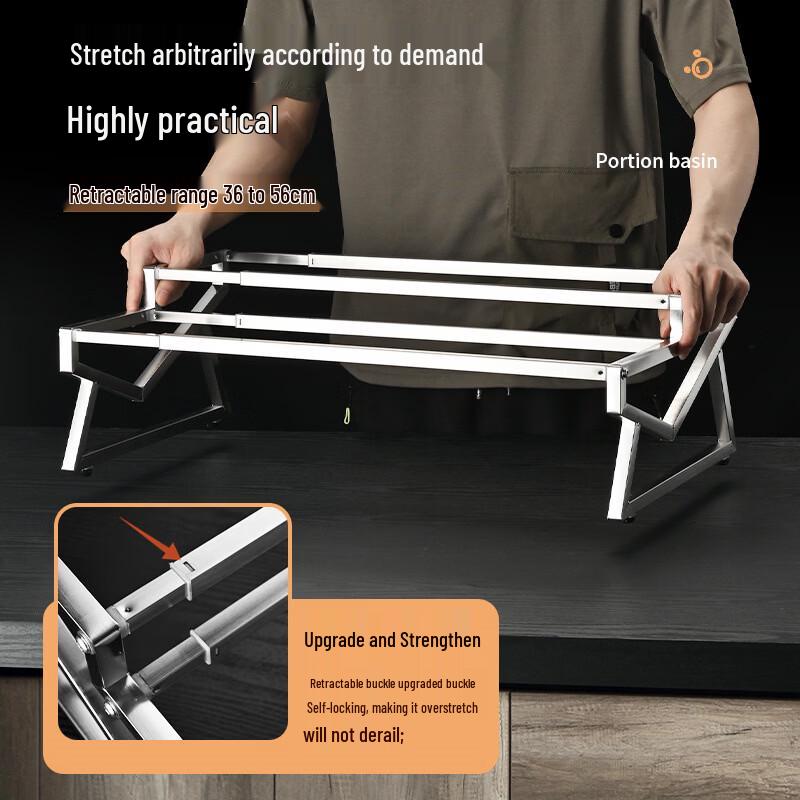 Handun 1/9 Gastronorm Stainless Steel Pan Rack Set