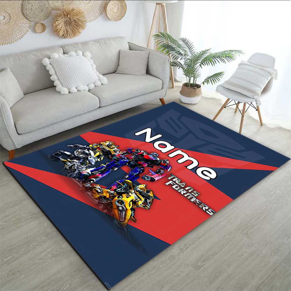 Love Transformers (5) Customize your name rug, office chair cushion, home bedroom living room gift.