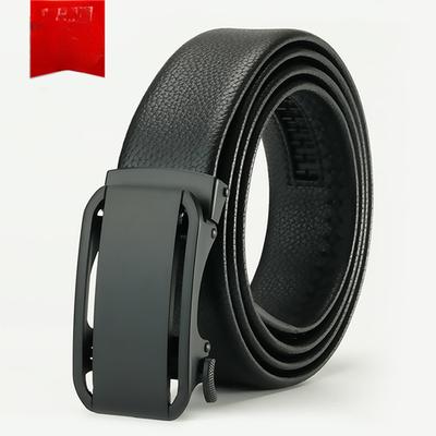 Men's Belt Automatic Buckle Belt Business Casual Young and Middle Aged Versatile Belt Men