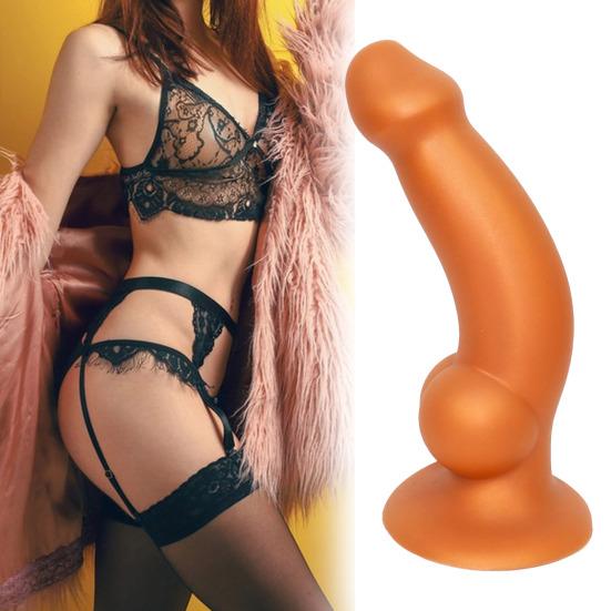 Liquid Silicone Butt Plugs for Men & Women, Soft Anal Training Dildo with Flared Base, Reusable Adult Sex Toy