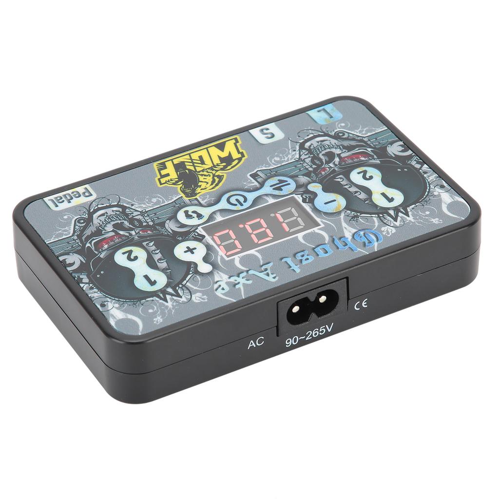 Tattoo Power Supply LCD Display 3 Hole Designs Foot Pedal Dual Model Tattoo Machine Power Supply