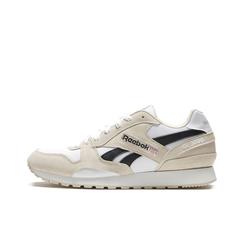 Reebok GL 3000 Sapatos de Corrida Casuais de Cano Baixo Esportivos Confortáveis Tênis Unissex Off-White GZ0962