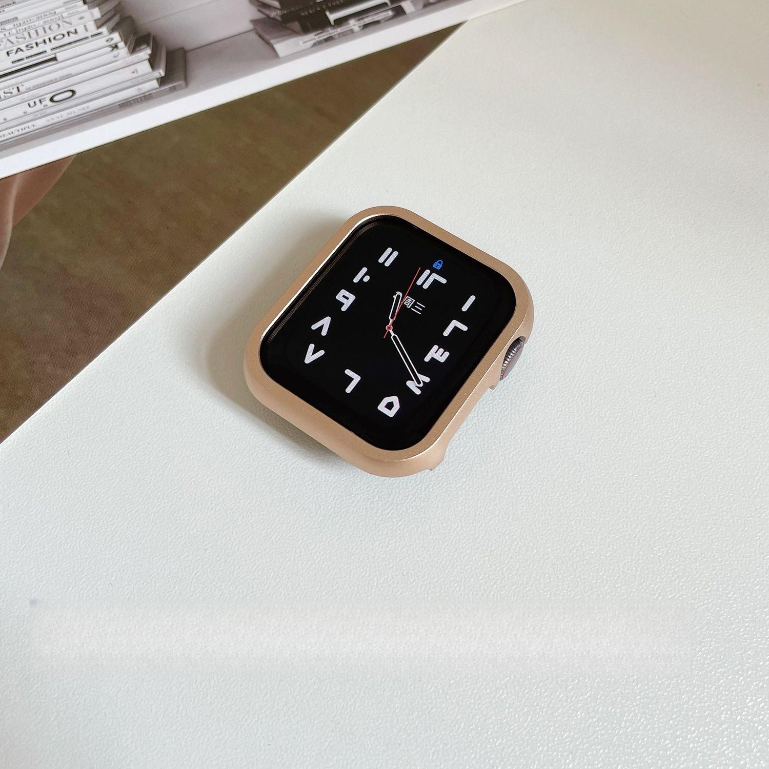 

Металевий каркас з алюмінієвого сплаву для Apple Watch S10 - металевий напівкорпус протиударний захисний чохол для iWatch 10/9/8/7/6/5/4/3/2/1/SE/Ultra/Ultra2 49 мм 41mm 【S7-S8-S9 】