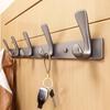 No-Drill Wall & Door Clothes Hook/Rack for Entryway