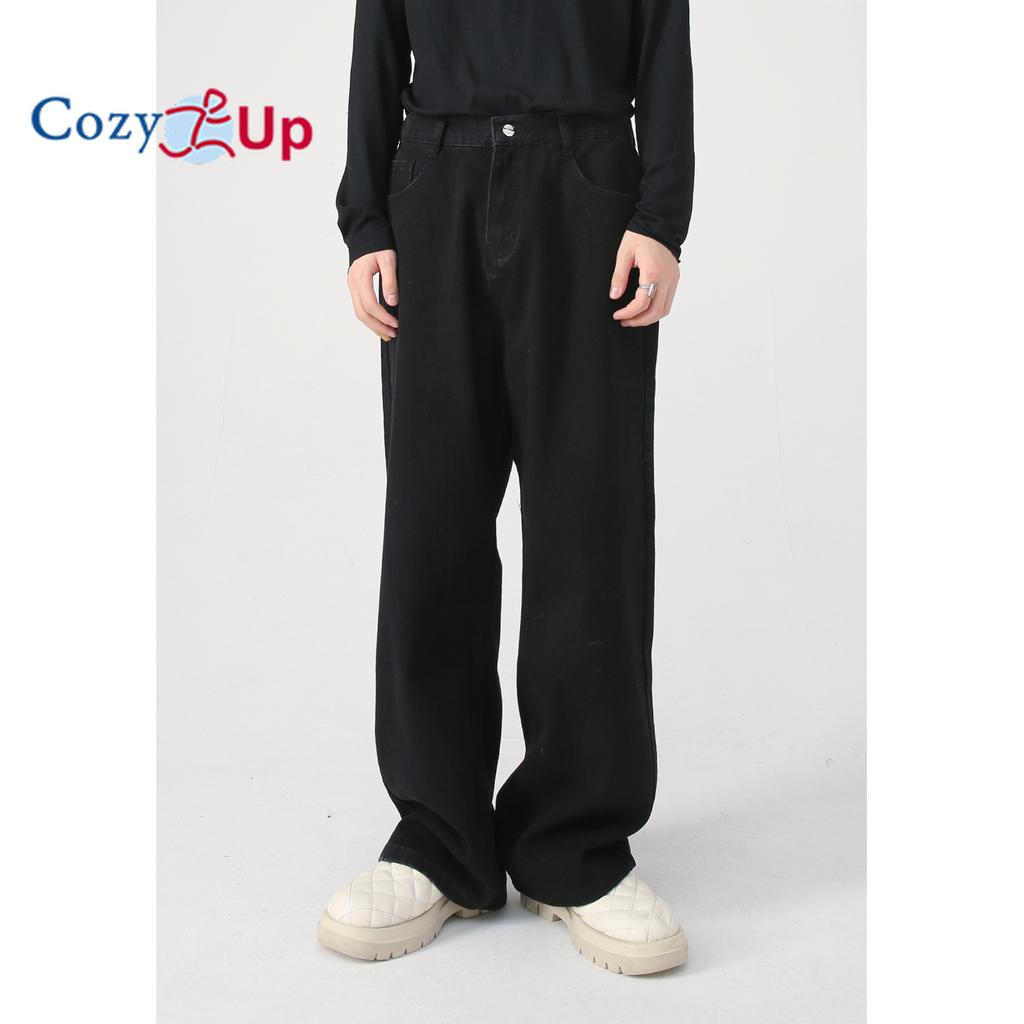 Kos deg Herre Baggy Jeans Løs Passform Vide Ben Denim Bukser Skateboard Hip Hop Streetwear Bukser