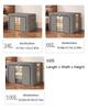1PC Solid color steel frame storage box, clothing folding and organizing box, cabinet for moving and changing seasons, versatile