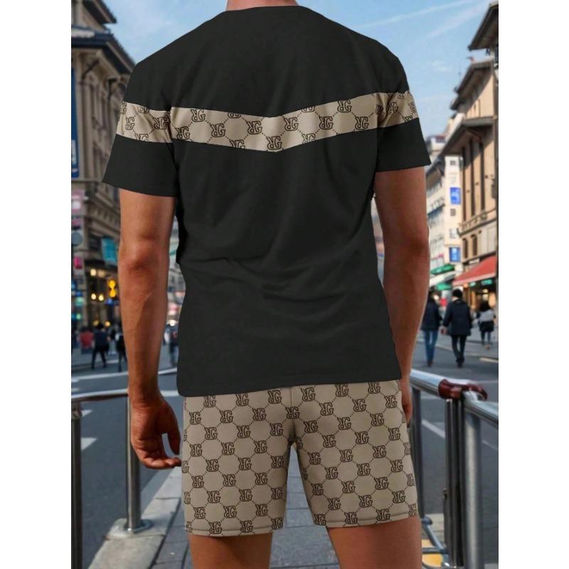 2026 Summer New Men's Suit - 3D Printed Pattern - Breathable Lightweight Comfortable and Fashionable Men's Clothing