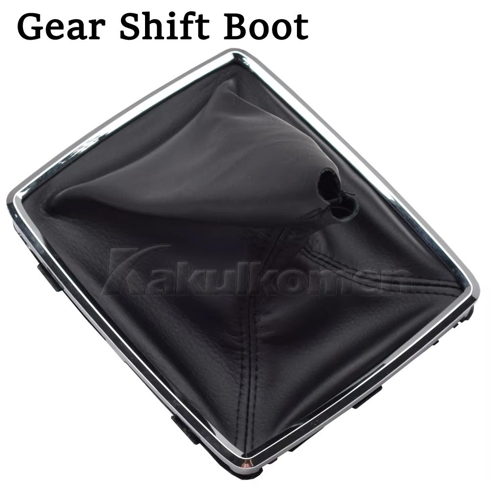 For Mercedes Benz W204 C204 C63 C300 C250 W207 A207 W212 6 Speed Black Frame Gear Shift Knob Lever Gaiter Boot 2008-2014