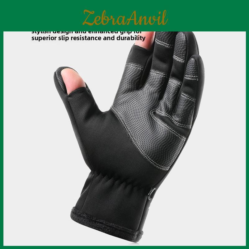 Sport Outdoor Mens Waterproof Touchscreen Cycling Gloves For Winter Cold Weather