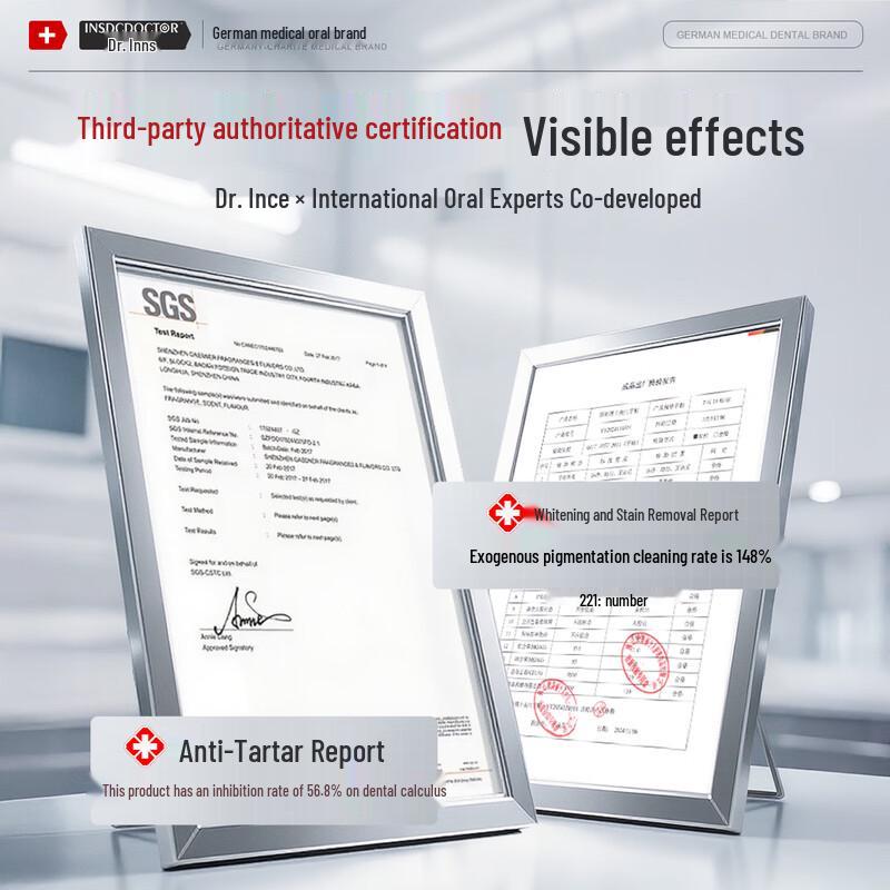 INSDCDOCTOR Aufhellende & Fleckenentfernende Zahnpasta