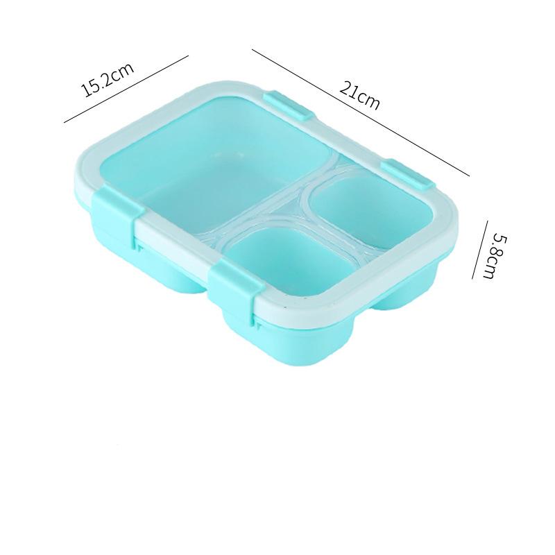 

1Pc Salad Lunch Box - Leakproof With Compartments Bento Tray Microwave Bento Box - Ideal For Meal Prep & On-The-Go Dining