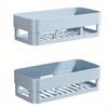 Adhesive Shower Organizer Drill Installation MultiTier Flat Surface No Drilling Bathroom