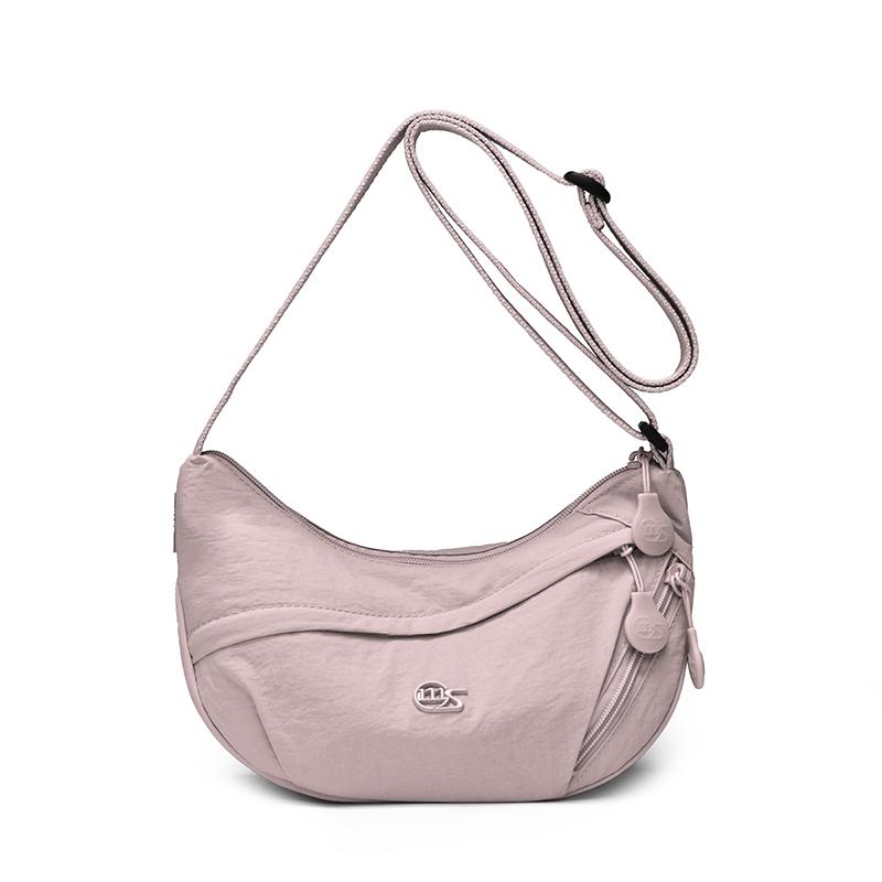 Korean Style Large Capacity Versatile Dumpling Bag Single Shoulder Crossbody Handbag Cute School Bag Simple Urban Style
