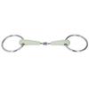 130mm Horse Mouth Snaffle with Chain Stainless Steel Horse Bit for Equestrian Training Equipment