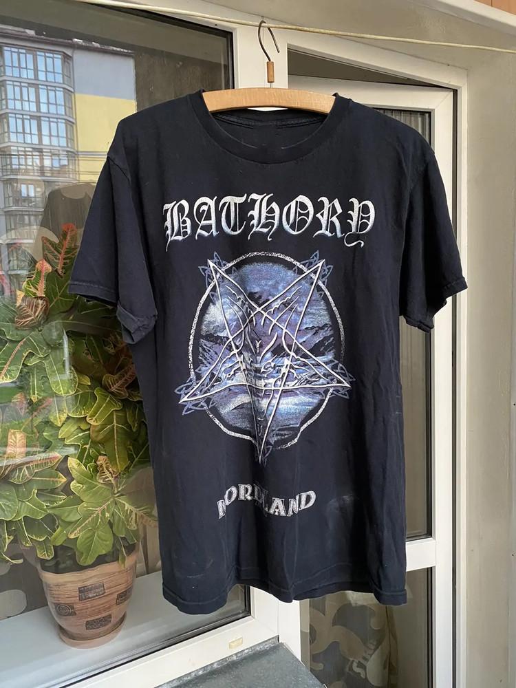 

Rare Bathory Band Black Heavy Cotton T-Shirt Gift For Fan PP869 Unisex T-Shirt XXL