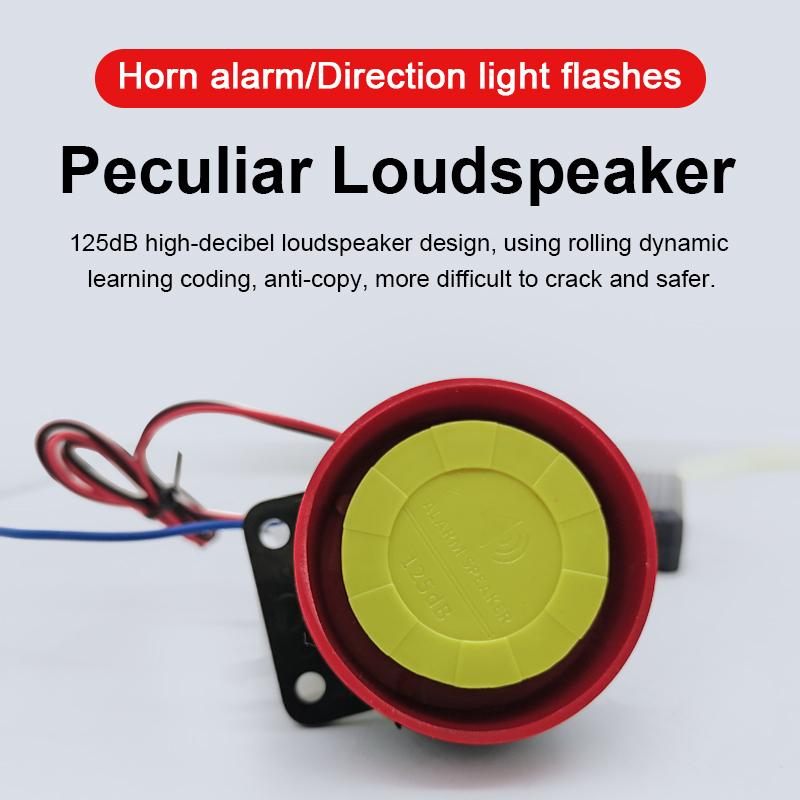 Engine Start Immobiliser Remote Control Motorcycle Bike One Way Security Alarm System