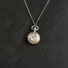 Fashion Hollow Heart Pocket Watch Chain Keychain Design Steampunk Clock Vintage Necklace Pendant Jewelry Watch Couple Gift