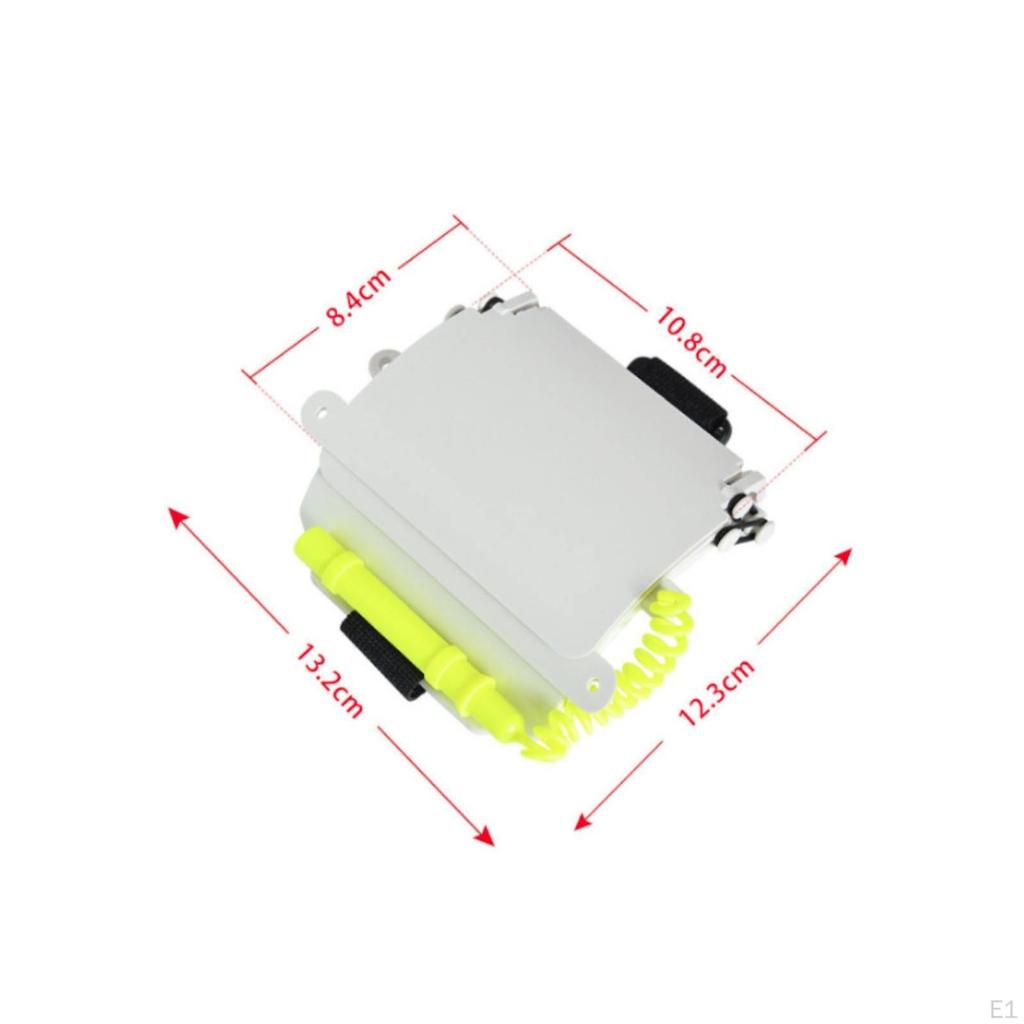 3 section Wrist Memo Pad Strap Scuba Reusable Diving for Divers, Underwater,