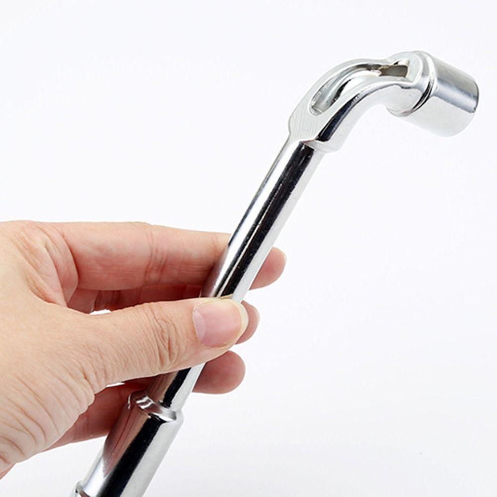 Good Resilience Multipurpose Car Repair Tool L-shaped Socket Wrench Hexagonal Spanner Hand Tool