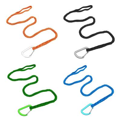 Laisse pour pagaie de kayak Corde élastique Laisses pour canne de kayak pour le surf, la navigation de plaisance, le rafting