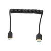 Kabel interfejsu multimedialnego HD Mini Męski do Męskiego 8K 60Hz 4K 120Hz Spiralny Przewód do Wyświetlania Wideo dla HDTV Konsoli do Gier