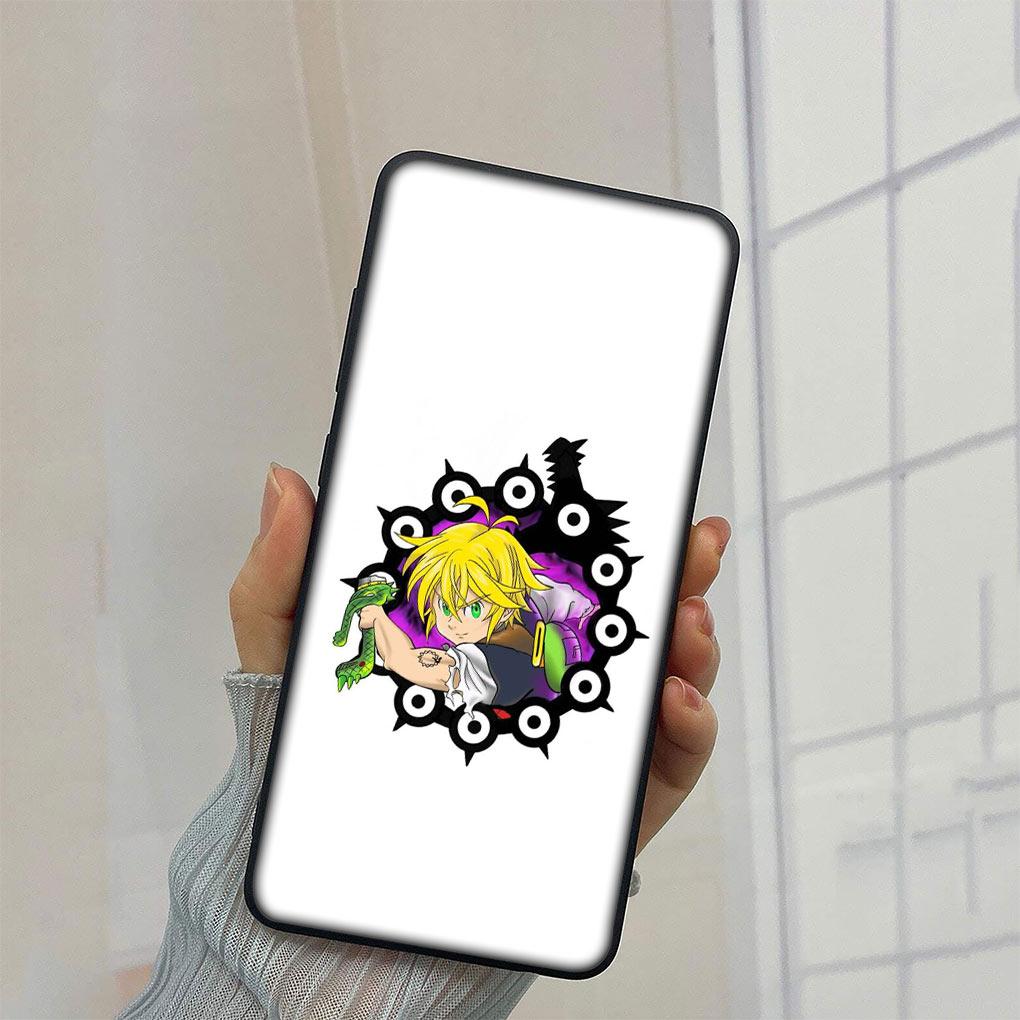 Anime Sedm smrtelných hříchů Meliodas Kryt na telefon pro Samsung Galaxy A10 A20 A53 A30 A31 A32 A50 A51 A52 A12 A33 Měkký TPU kryt